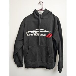 C8 Dodge Charger II Black Hoodie Sweatshirt size Medium M